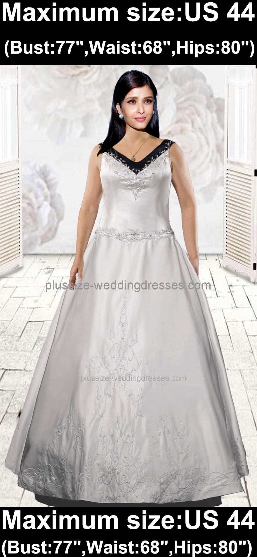 fashion plus size wedding dresses