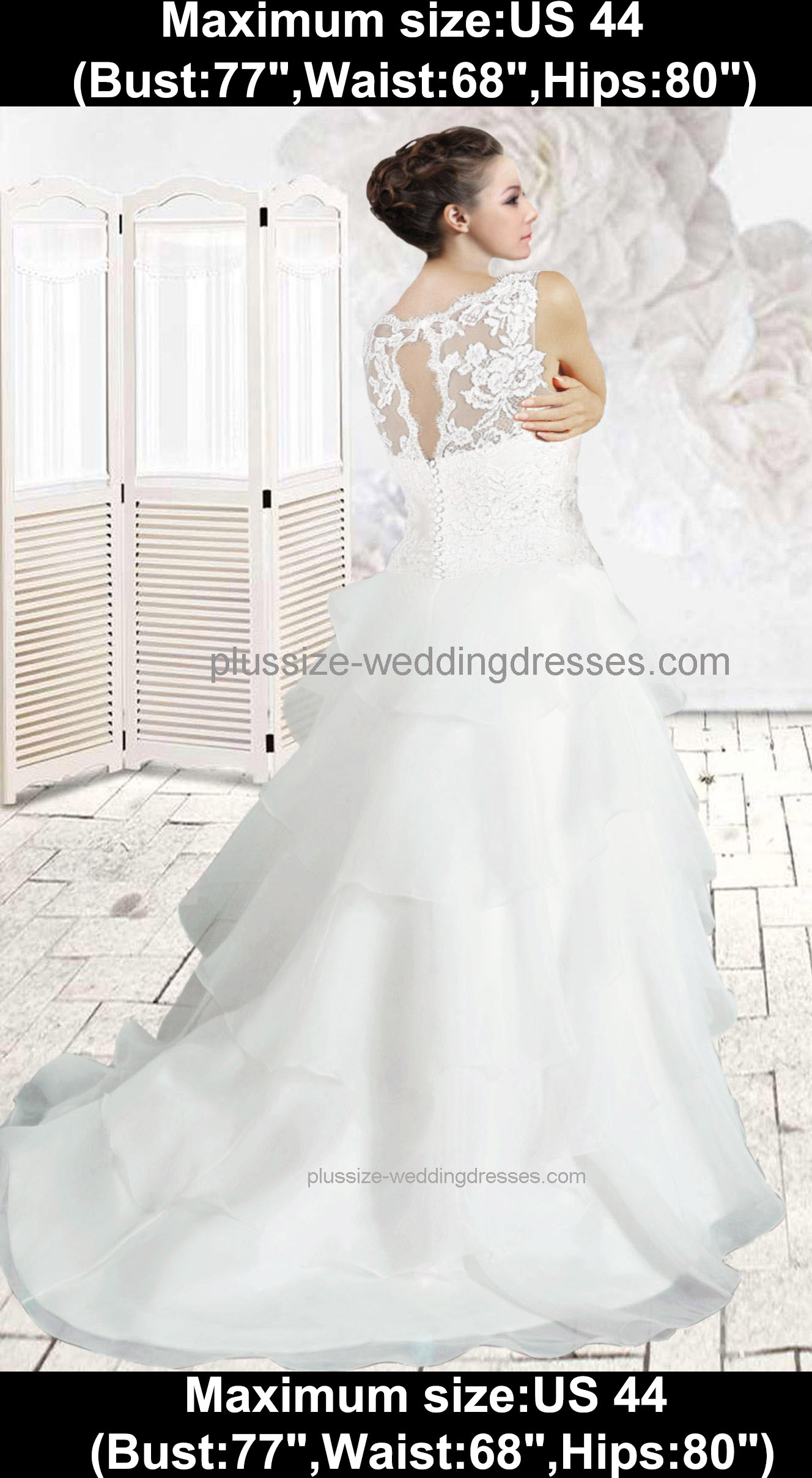 lace plus size wedding dresses